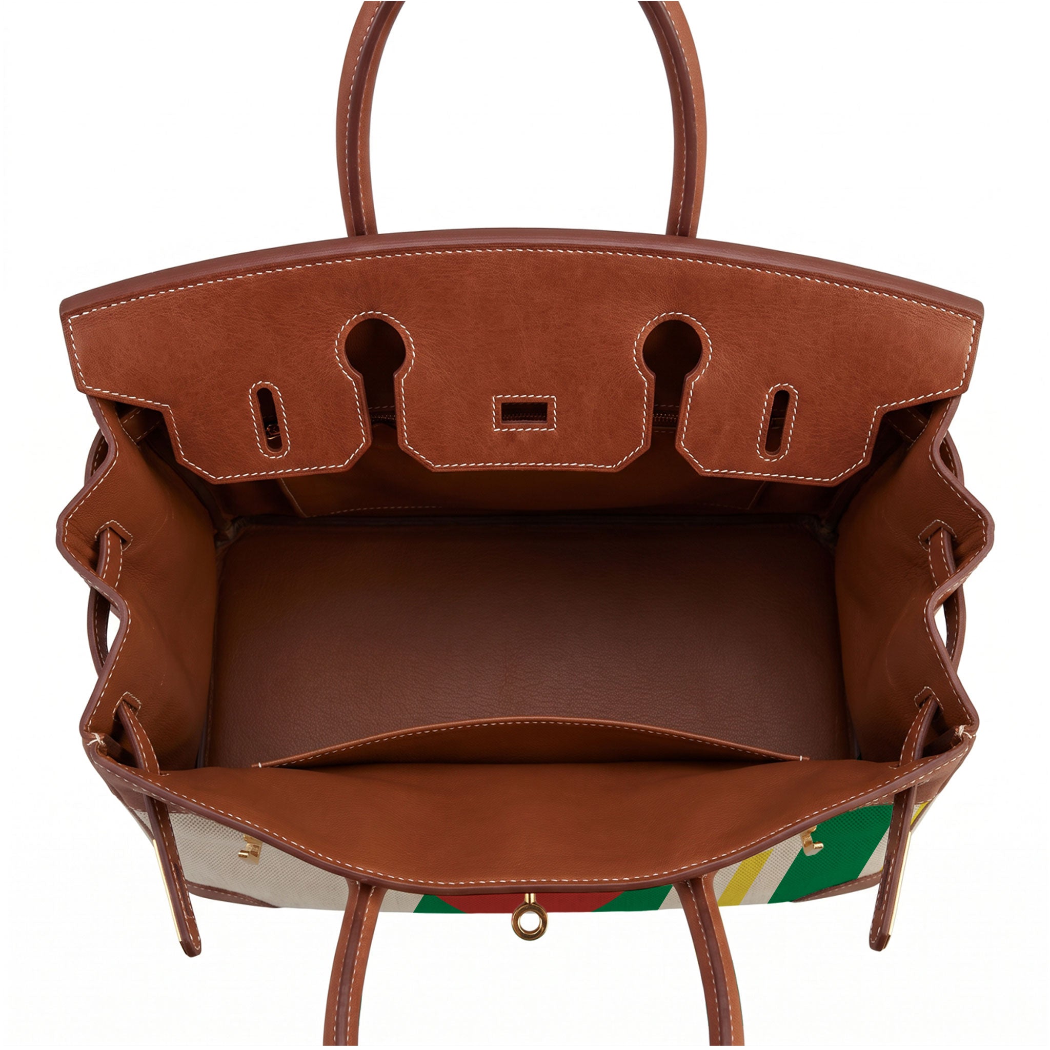 Jane 35 Canvas and Brown Swift Leather