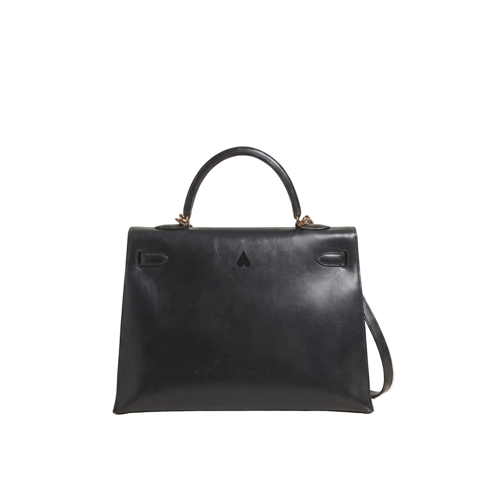 Kali 32 Black Chèvre goatskin Leather