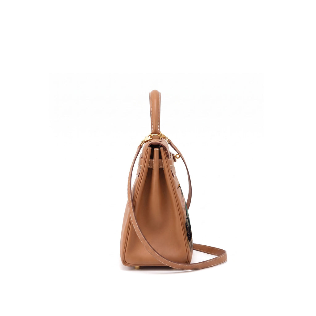 Kali 32 Gold Brown Chèvre goatskin Leather