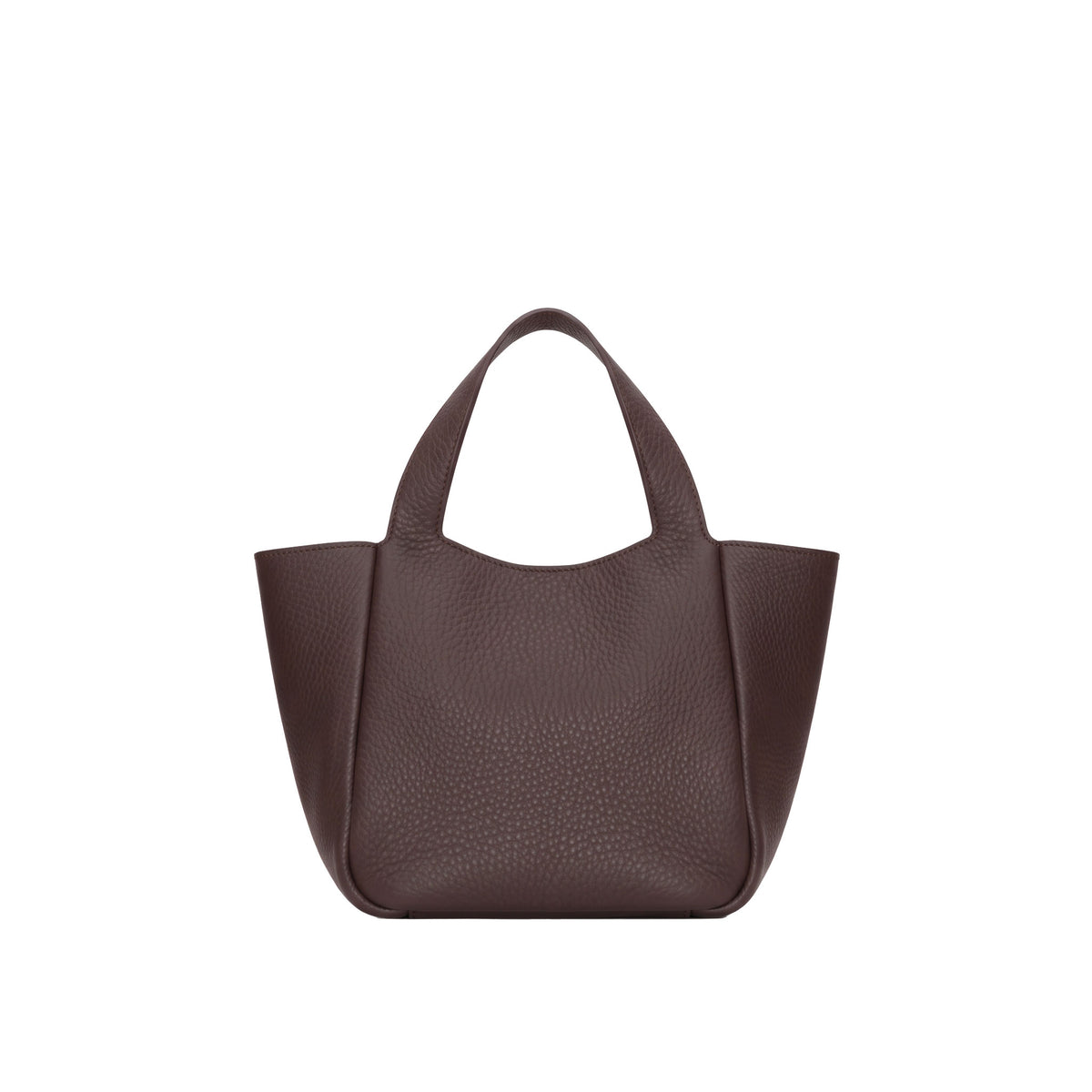 Eve Brown Deerskin Leather Handbag is crafted from supple deerskin leather with a naturally grainy finish back side