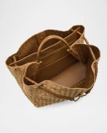 BOTTEGA VENETA ANDIAMO LARGE INTRECCIATO LEATHER & SUEDE TOTE - Image 4