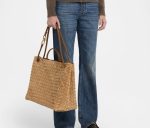 BOTTEGA VENETA ANDIAMO LARGE INTRECCIATO LEATHER & SUEDE TOTE - Image 5